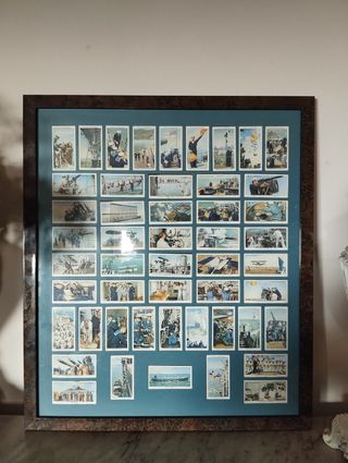 Quadro Militar Marinha Real - 50 Cartões Antigos