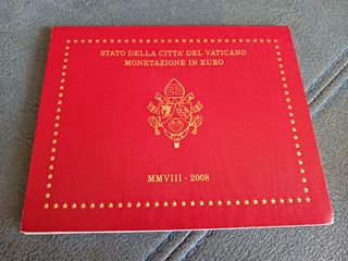 Vaticano 2008 8 monedas 1 céntimo a 2 euros € 8 v