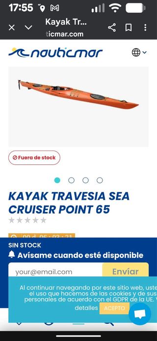 Kayak Seacruiser Naranja