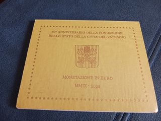 Vaticano 2009 8 monedas 1 céntimo a 2 euros € 8 v