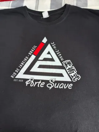 Camiseta Jiu Jitsu Arte Suave XXL Negra