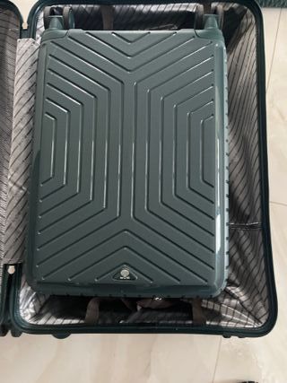 Juego de maletas de viaje verde