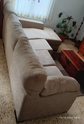 Sofá 3 plazas + Chaiselongue