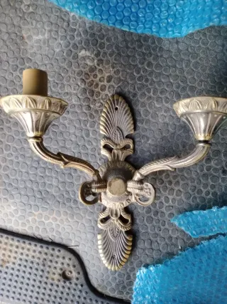 Applique vintage in metallo dorato