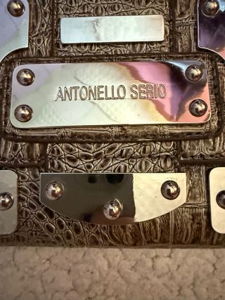 Pochette Antonello Serio grigia