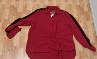 Blusa Papaya Estampada Negra Talla 8