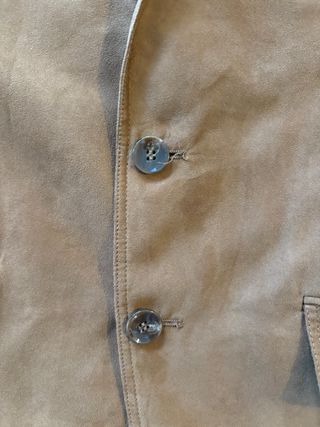 Giacca Zara effetto pelle marrone