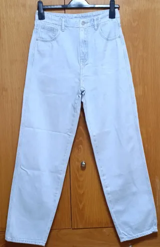 Pantalones Tejanos Talle Alto T-36