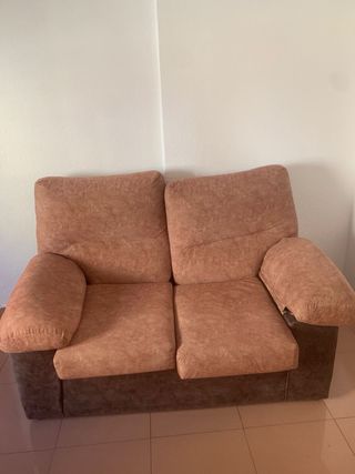 Sofá de 2 plazas en tela