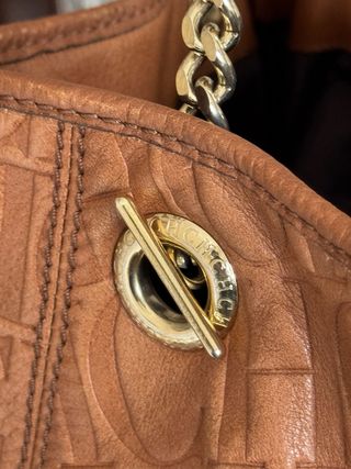 Bolso Carolina Herrera Marrón Cuero