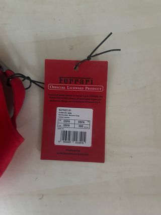 Gorra Ferrari roja Fernando Alonso nueva