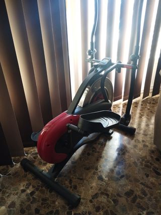 Bicicleta Elíptica Roja