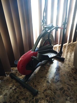 Bicicleta Elíptica Roja