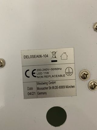 Lámpara de techo redonda