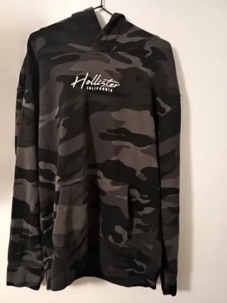 Sudadera niño Hollister camuflaje