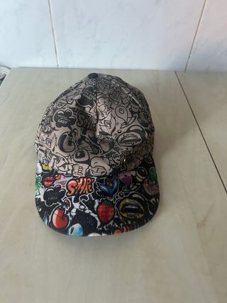 Gorra silver graffiti