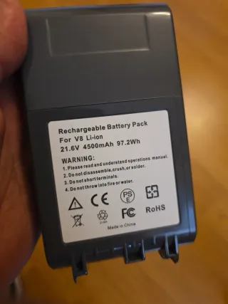 Batteria Dyson V8 4500 mAh