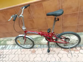 Bicicleta Plegable TOPBIKE Roja