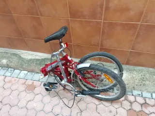 Bicicleta Plegable TOPBIKE Roja