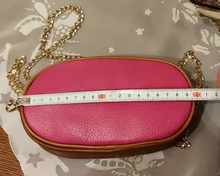 Borsa vera pelle artigianale a tracolla multicolor