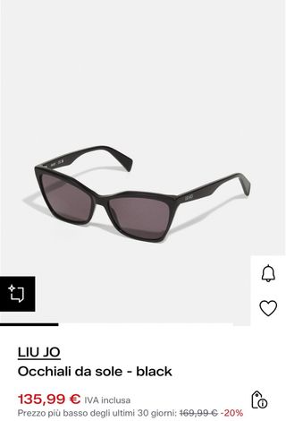 Occhiali da sole Liu Jo neri