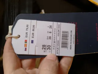 Pantalón Salsa Push Up Negro "cuero"