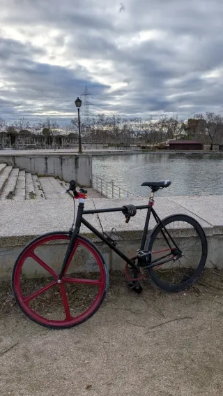 Bicicleta Fixie Negra