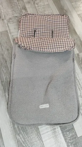 Sacco per fasciatoio invernale grigio a quadri