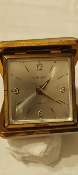 Sveglia da viaggio con decoro floreale