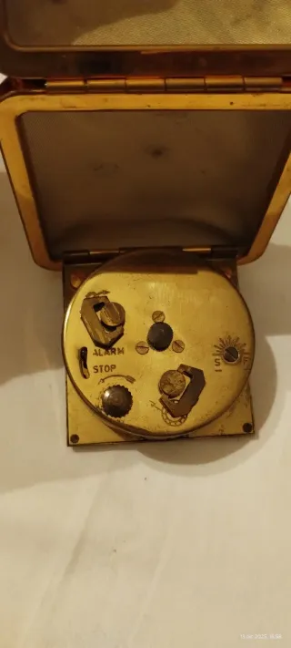 Sveglia da viaggio con decoro floreale