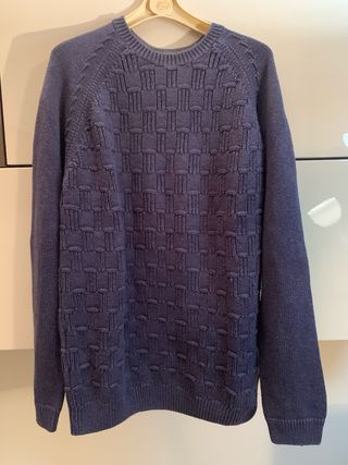 Maglione OVS cotone blu tg M