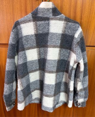 Chaqueta de lana a cuadros