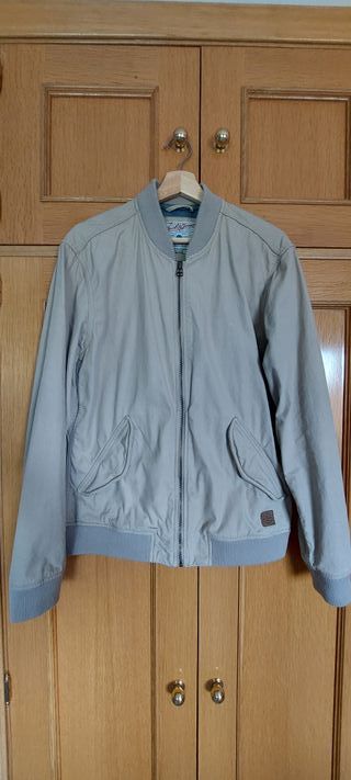 Chaqueta bomber beige