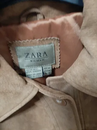 Giacca Zara marrone scamosciata