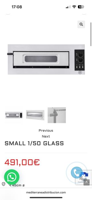 Horno eléctrico profesional 4 kW –