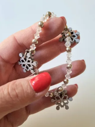 Braccialetto natalizio handmade