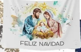 Balconera Navideña Feliz Navidad