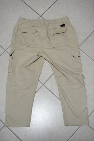 Pantaloni Cargo Beige Uomo