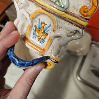 Acquasantiera ceramica Sicilia