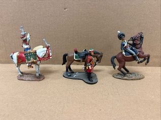Lotto soldatini a cavallo