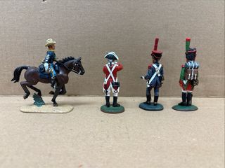 Lotto soldatini a cavallo
