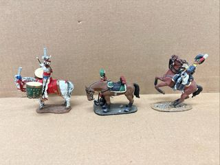 Lotto soldatini a cavallo