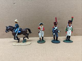 Lotto soldatini a cavallo