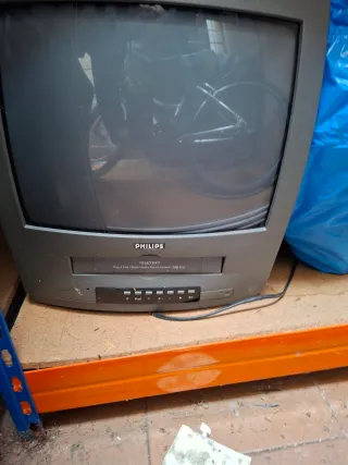 Televisor Philips VHS 14 Gris