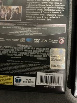 DVD Harry Potter 1-7 Collezione Completa