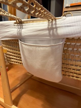 Moisés para bebé de mimbre , del corte inglés