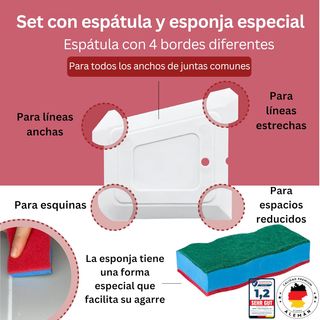 ISPAR - Lechada de 400 g, masilla para juntas de a