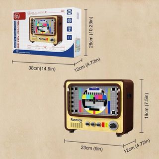 OFERTA FIGURA TELEVISOR RETRO BLOQUES VINTAGE LEGO