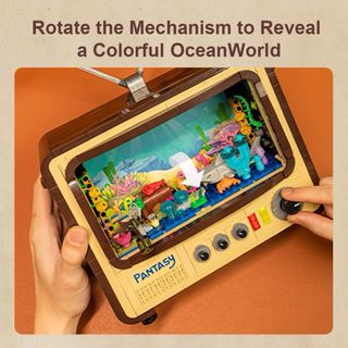 OFERTA FIGURA TELEVISOR RETRO BLOQUES VINTAGE LEGO