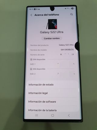 Samsung Galaxy S22 Ultra SM-S908B/DS